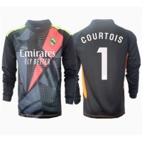 Echipament fotbal Real Madrid Thibaut Courtois #1 Portar Tricou Deplasare 2024-25 maneca lunga